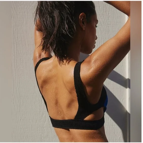 NWT Free People x Bond-Eye Nino Splice Crop Bikini Top
